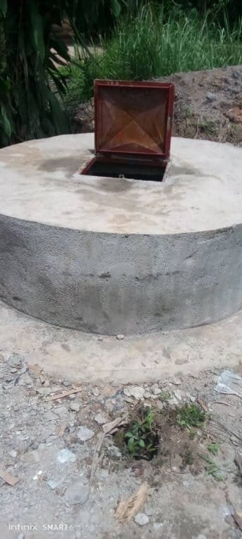 Completed Water Well